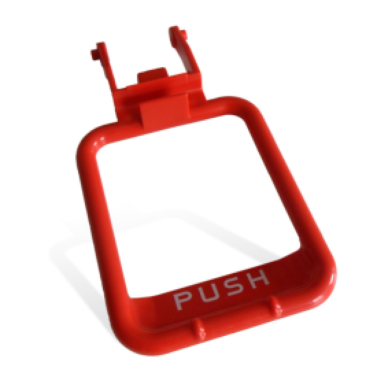 Tap handle UGOLINI, red - Arctic Compact 5-8-12-20 - Version with pinch tube,22900-00501,U009