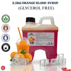 Orange Slush Syrup 2.5kg  NO GLYERINE / GLYCEROL