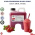 Strawberry Slush Syrup 2.5kg NO GLYERINE / GLYCEROL