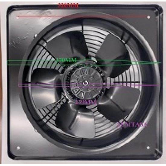 Industrial Ventilation Extractor Axial Exhaust Commercial Blower Plate Fan,YWF-4E-250S-B