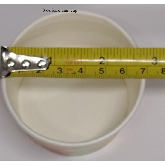 3oz Disposable Ice Cream Cup 