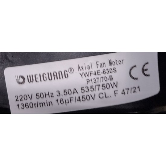 AXIAL FAN YWF4E-630SB,Industrial Ventilation Extractor Axial Exhaust Commercial Blower Plate Fan,