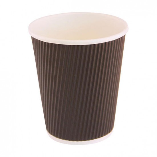 Black Ripple Wall Paper cup 8oz x 500 