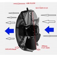 SUCTION AXIAL FAN Ø 300MM 220V,MTA101RF
