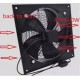SUMTASA Plate Axial Fan S-B Industrial Ventilation Extractor WITH SPEED CONTROLLER