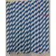 BLUE Biodegradable Paper Drinking Straws ,12 x 210mmx4000PCS, SHARP END ,BUBBLE TEA