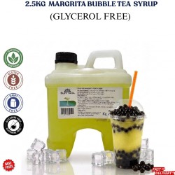 MARGRITA Bubble Tea Syrup 2.5KG NO GLYERINE / GLYCEROL