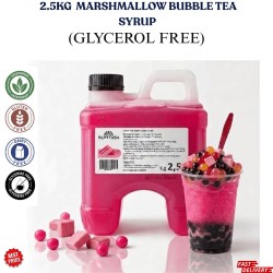 MARSHMALLOW Bubble Tea Syrup 2.5KG NO GLYERINE / GLYCEROL