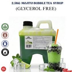 MOJITO Bubble Tea Syrup 2.5KG NO GLYERINE / GLYCEROL