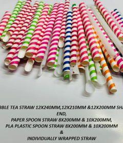 PAPER BUBBLE TEA SMOOTHIE,SPOON,PLA PLASTIC STRAW PAPER BUBBLE TEA SMOOTHIE,SPOON,PLA PLASTIC STRAW