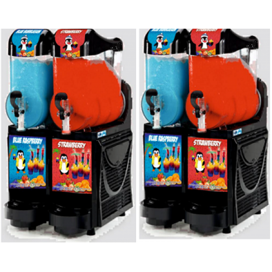 CAB Skyline Faby Cabspa slush machine BLACK 2x10ltr  ,Qty 2  (Payment Bank Transfer Only)