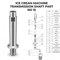Transmission Shaft PART NUMBER 15