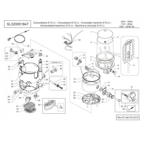 BOWL 10LT C.LADY CLEAR ,SL320002104