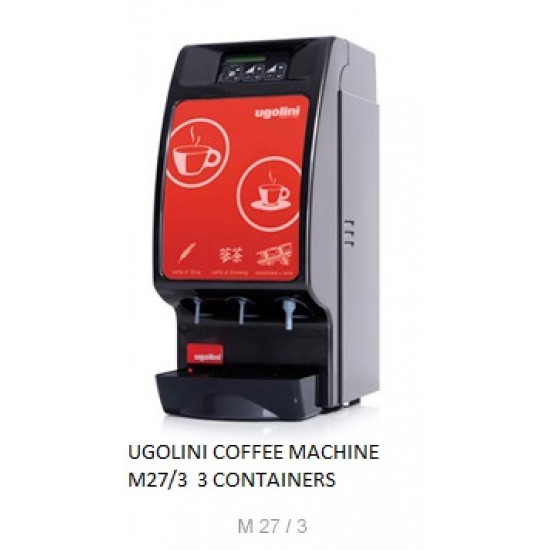 UGOLINI COFFEE,TEA,HOT CHOCOLATE, M27/3   3 CONTAINER