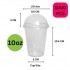 10OZ Milkshake/smoothies plain cups PET x 1000   (295ml) 