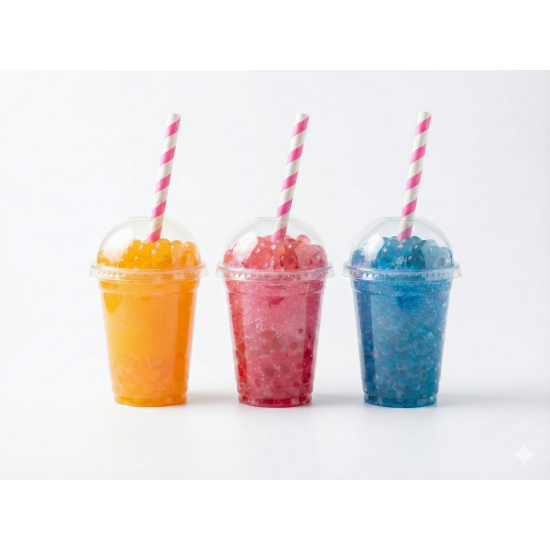 16OZ Milkshake/smoothies plain cups PET x 5 case x1000  (5000pc)         (450ml),Recyclable Cup