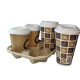 Beverage Tray Cups holder 4 Cups 