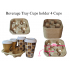 Beverage Tray Cups holder 4 Cups 