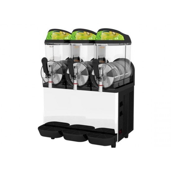 Slush Machine - 3 x 12 L - LED lighting - digital control panel DONPER Chinese, XHC336 with stock