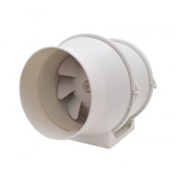 Duct Inline TT Fan Plastic Blades 220-240 voltage With Two speed 