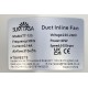 Duct Inline TT Fan Plastic Blades 220-240 voltage With one speed 