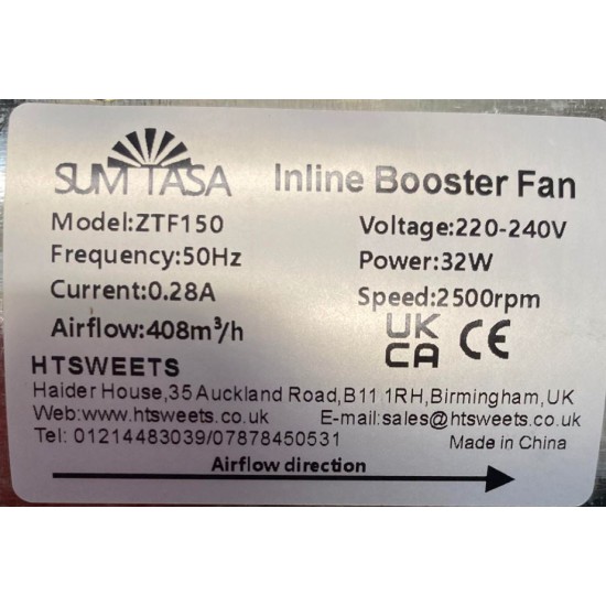 ZTF Duct Fan Exhaust Intake Fan Low Noise,INLLINE BOOSTER FAN,Duct Axial Ventilator Ducting