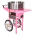 Candyfloss machine with cart