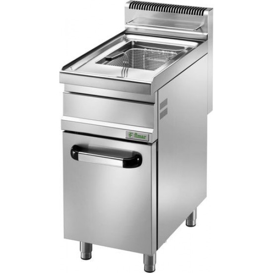 GAS FRYER - Mod. SFM 20M - Tank capacity Lt 20 - Power Kw 16,5 - Power supply METHANE (LPG kit supplied)