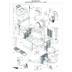 GBG BLACK lever tap. Part number: 10, SL3GS12040D, SL3GS12086C