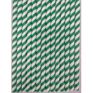 GREEN SMOOTHIE Paper Straws   9mm x 200mm - 8000PCS