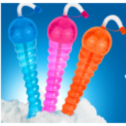 Yard Cups Ball NEON - Spiral 350ml / 147 pcs with lid and straw,NEON COLOUR.HT14