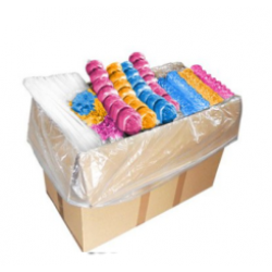 Yard Cups Ball NEON - Spiral 350ml / 147 pcs with lid and straw,NEON COLOUR.HT14