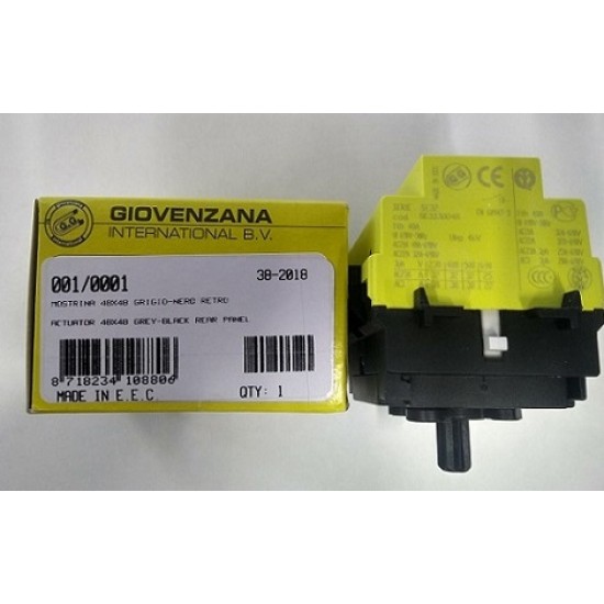 PIZZA GROUP,BLACK SWITCH 32A PART NUMBER: 3319454 with label function 0 - I