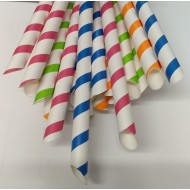 BUBBLE TEA SMOOTHIE MEGA Paper SHARP END Straws   12mm x 210mm - 1000PCS
