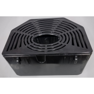 INFINITY BLACK DRIP TRAY + GRATE  12LT,J303