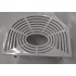 INFINITY WHITE DRIP TRAY & GRATE12LT,J304