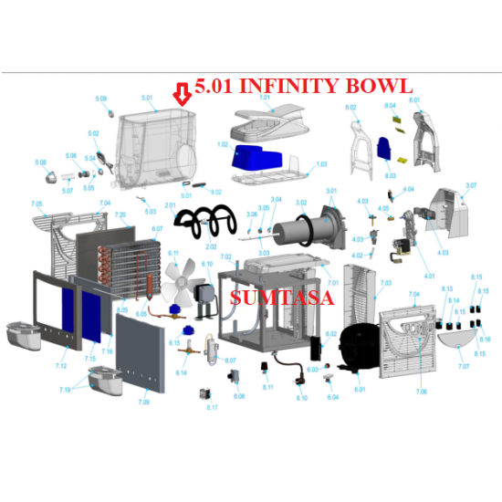 INFINITY INSULATED BOWL  12LT