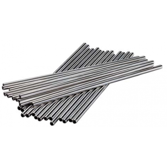 8.5 Inchx6mm St/Steel Metal Straw Pk25- 