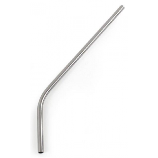 8.5 Inchx6mm St/Steel Metal Straw Pk25- Curved