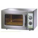 Stainless steel MICROWAVE OVEN - Mod ME 1630 - Cooking chamber capacity Lt 30 - Rated power kw 1 - Power kw 1,6 - 230V single phase - CE APPROVED