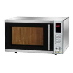 MICROWAVE OVEN, with grill and manual controls - Mod. MF 911,Stainless steel,Easyline