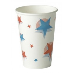STAR/BALL DESIGN COLD DRINK PAPER CUP 7OZX1000