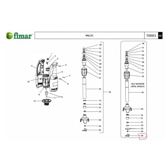 STAINLESS  STEEL BLADE FOR MIXER MX25,SL3653,PART NO,25