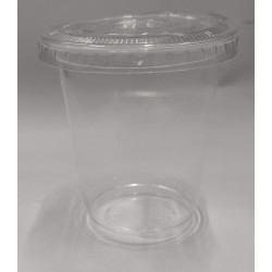 PLA BIODEGRADABLE 7ozx100 CUPS (207ML) With Flat Lid