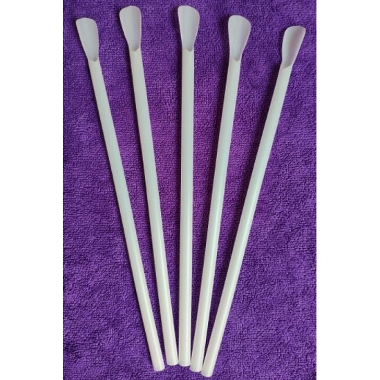 PLA Spoon Straws 10mm x 200mm - 10000PCS 