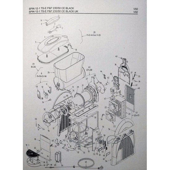 Spiral  SPIN 12  litre ,  SL310004314 ,SL320003441,0021S