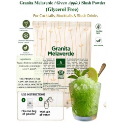 GREEN APPLE Slush Powder 630g ,NO GLYERINE 