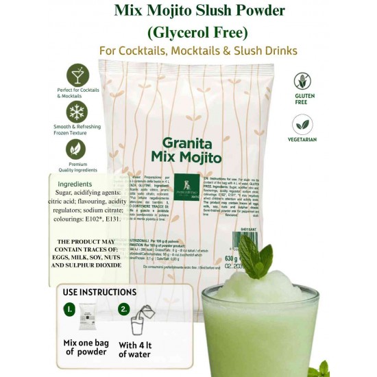 Mojito Slush Powder 630g ,NO GLYERINE 