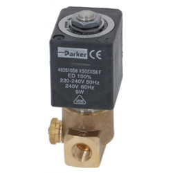 2-WAY SOLENOID VALVE PARKER 240V 50/60Hz,1120010,SPAZIALE,Coffee machine