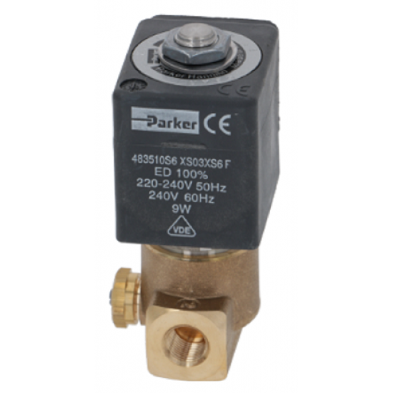 2-WAY SOLENOID VALVE PARKER 240V 50/60Hz,1120010,SPAZIALE,Coffee machine